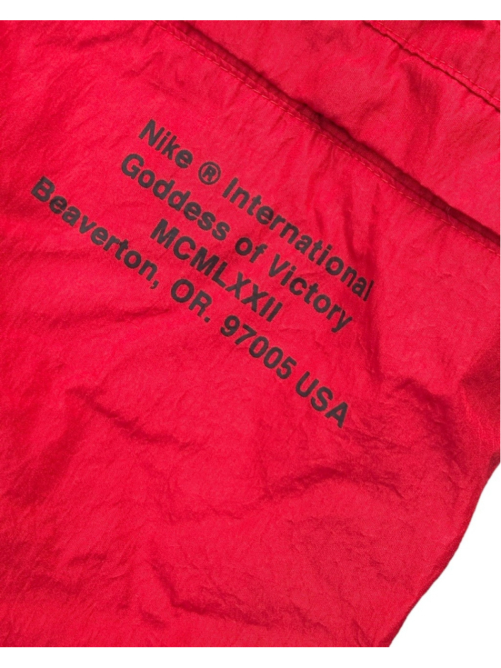 Nike Vintage Red Track Pants w/ Double Swoosh SZ - Small - Picture 7 of 9